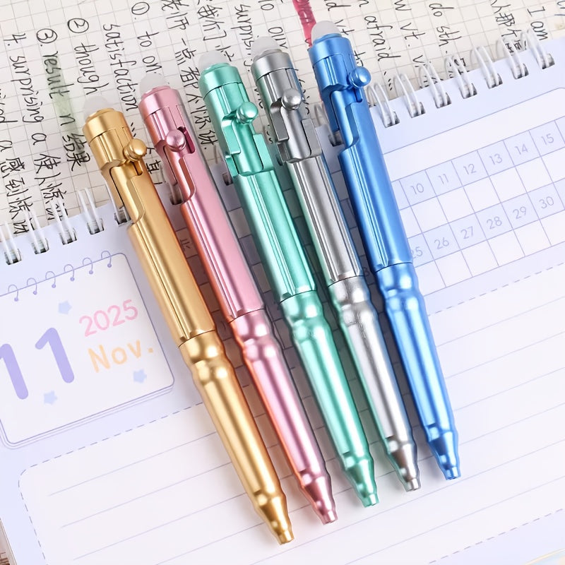 21 Pack of Innovative Erasable Ballpoint Pens Featuring an Erasable Tip, Neutral Ink, Moyi Crystal Black 0.5Mm Ballpoint Pen, Perfect for School Supplies