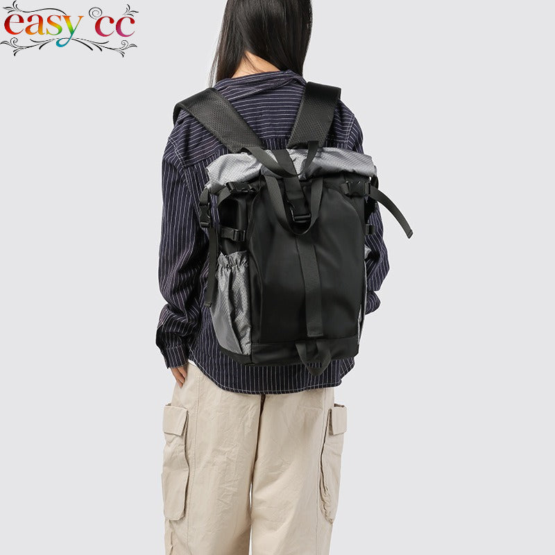 New Drawstring Backpack Sports Shoes Storage Luggage Casual Backpack Fashionable Men's Large Capacity Laptop School Bag