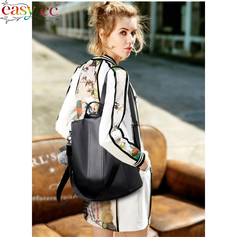 New Women'S Anti-Theft Backpack with Large Capacity, Perfect for School, Casual Outings, And Multifunctional Use