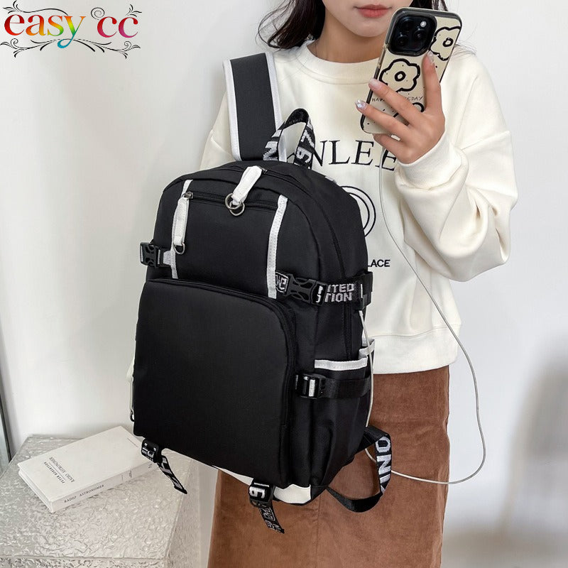 New Unisex Casual Backpack, Suitable for Students, Outdoor Travel, And Business Use