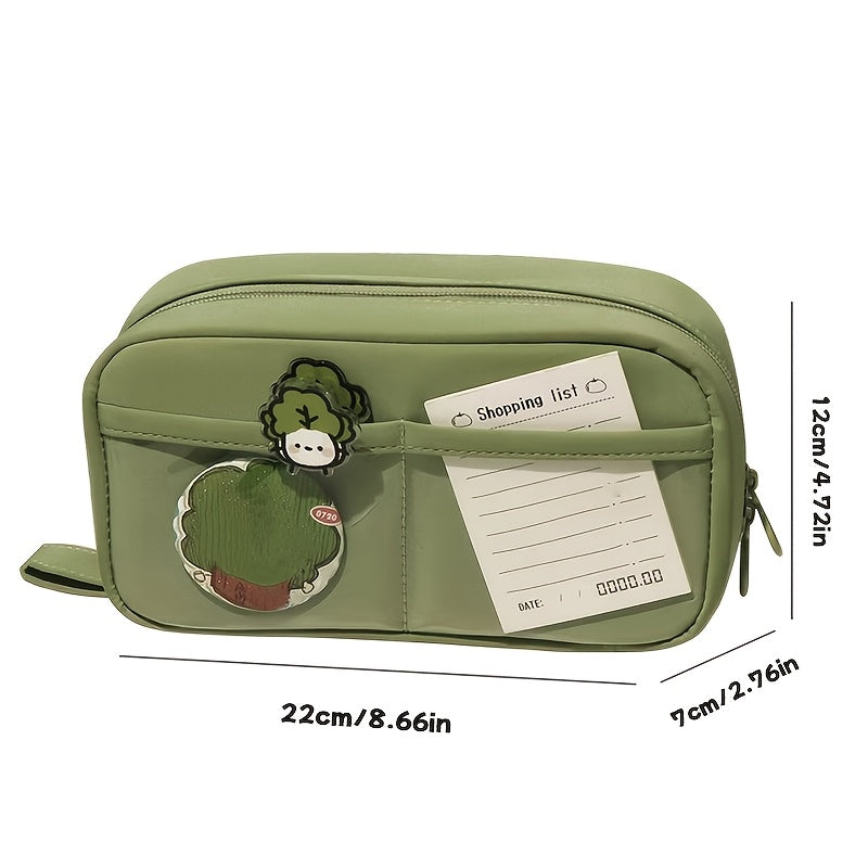 Ins-Style Large-Capacity Volcano Pencil Case with Multiple Compartments for Storage, a Stylish Stationery Organizer for Both Boys And Girls, Available in Various Colors, a Must-Have for The New School Year, Can Be Carried As a Pencil Bag