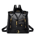 Women'Large-Capacity Heavy-Duty Nylon Backpack with Adjustable Shoulder Straps & Rivet Accent - Elegant Suitable for College, Travel,Rucksack, Zipper Closure, Hand Washable,Bookbag for, Daily Use (Nylon\u002F)