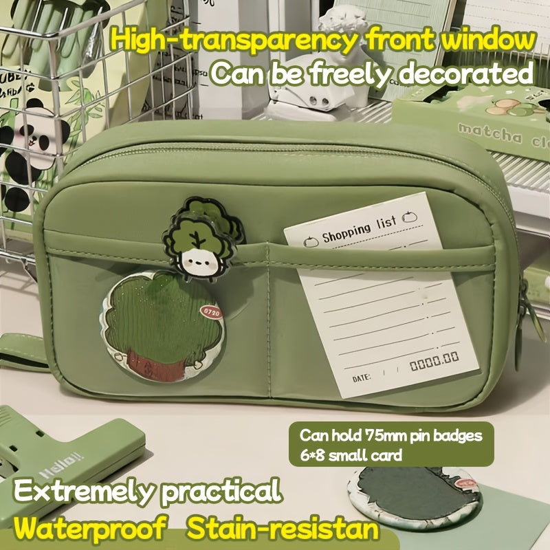 Ins-Style Large-Capacity Volcano Pencil Case with Multiple Compartments for Storage, a Stylish Stationery Organizer for Both Boys And Girls, Available in Various Colors, a Must-Have for The New School Year, Can Be Carried As a Pencil Bag