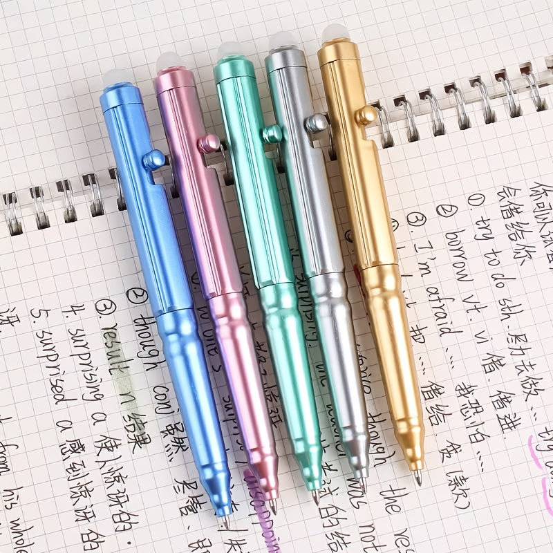 21 Pack of Innovative Erasable Ballpoint Pens Featuring an Erasable Tip, Neutral Ink, Moyi Crystal Black 0.5Mm Ballpoint Pen, Perfect for School Supplies