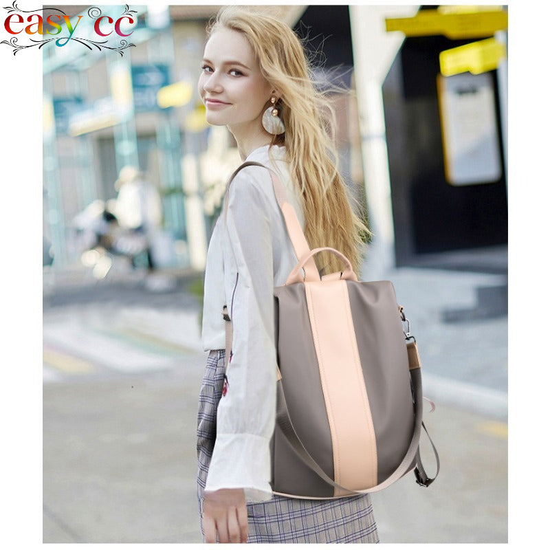New Women'S Anti-Theft Backpack with Large Capacity, Perfect for School, Casual Outings, And Multifunctional Use